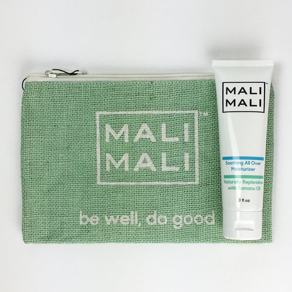 Mali Mali Soothing All-Over Moisturizer and Pouch Set - Green